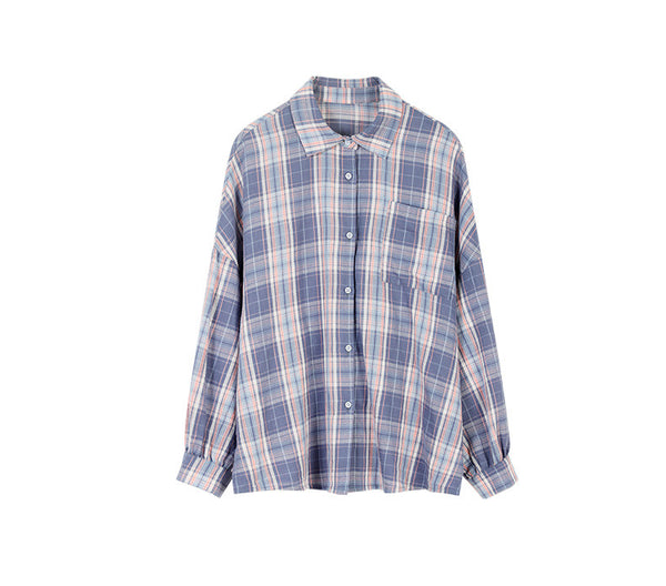 Camisa Cuadros Púrpura Salt