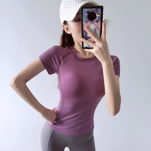 Remera Deportiva Ajustada de Secado Rápido con Tecnología Stretch