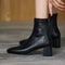 Zapatos de Tacón Alto Elásticos Rectangulares Slim - Comodidad Diaria Versátil