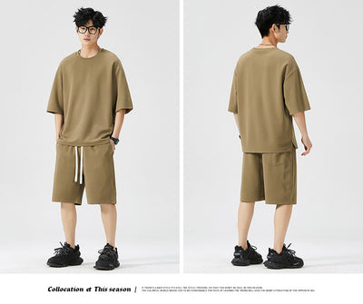 Conjunto Deportivo Hombre Verano Seda Helada Ligero Cómodo - Image 16