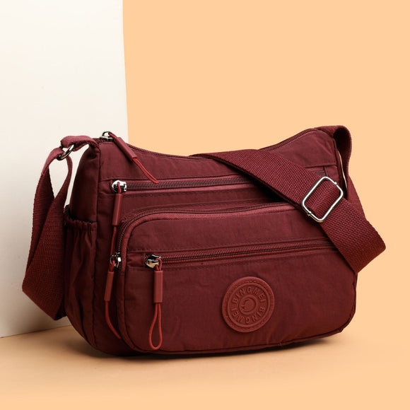 Bolso Bandolera Impermeable de Nylon - Estilo Moderno y Funcional