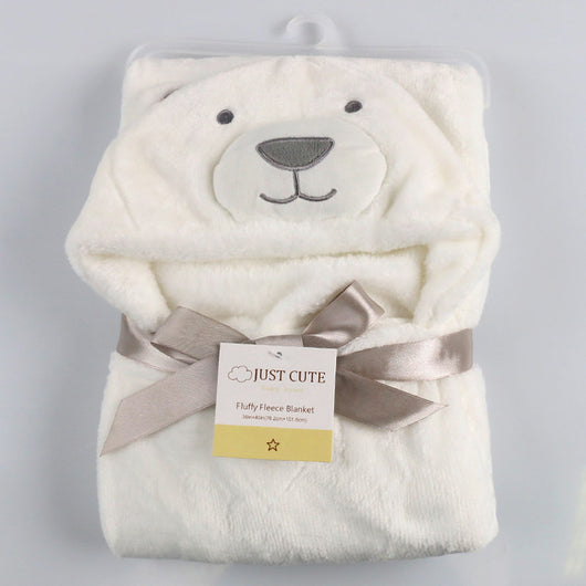 Bata de baño con capucha para bebé - Toalla frotada suave y cálida - Image 12