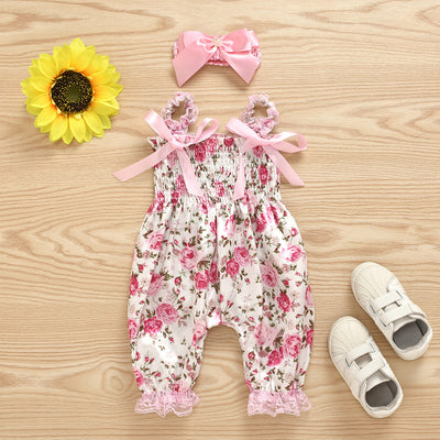 Enterizo Estampado con Pantalones y Diadema de Moño - Image 2