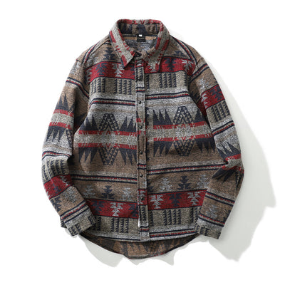 Chaqueta de Lana Escocesa Cálida para Hombre - Manga Larga - Image 7