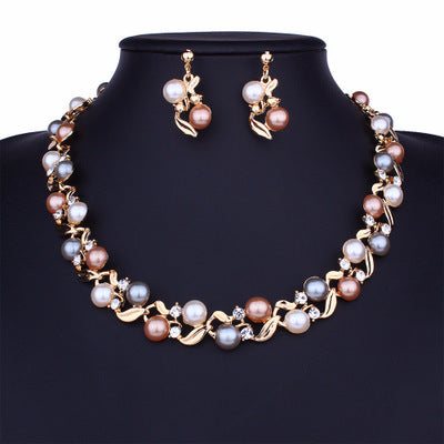 Conjunto de Collar y Aretes Elegancia Versátil para Mujer - Image 8