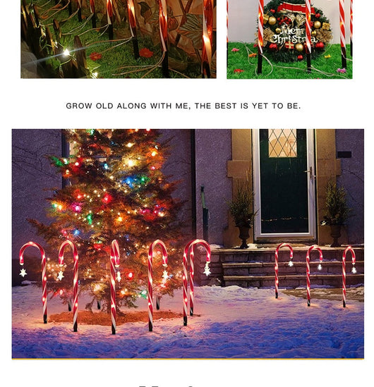 Luces Solares Decorativas LED para Jardín - Diseño Copo de Nieve - Image 10