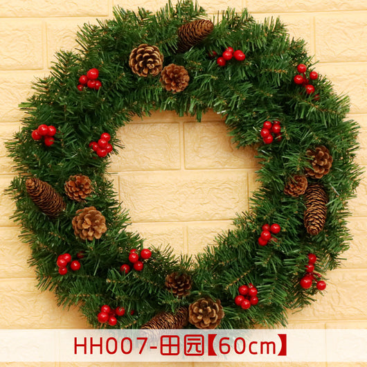 Corona Navideña de Ratán 40-60cm | Decoración Puerta y Ventana - Image 13