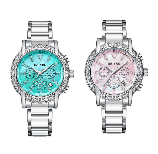 Reloj de Lujo Versátil para Mujer - Resistente al Agua con Diamantes - Image 18