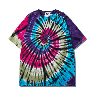 Camiseta Hip Hop Rayas Remolino Manga Corta - Image 34