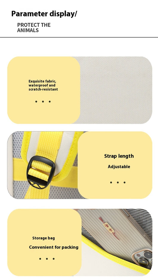 Mochila Transportadora para Mascotas con Cápsula Espacial - Gran Capacidad y Transpirable - Image 11