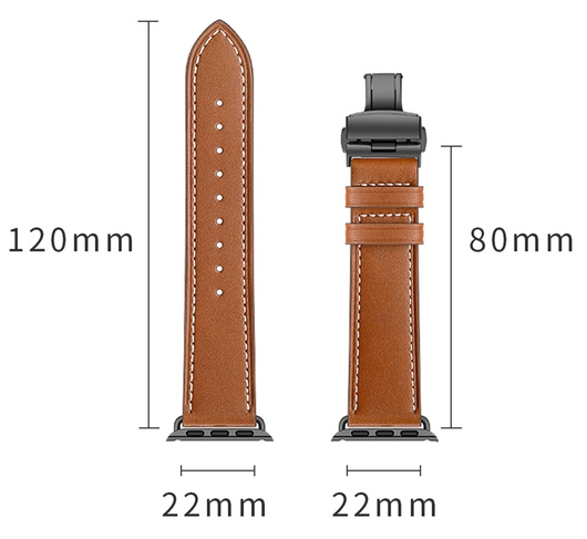 Correa de Reloj Premium en Cuero con Hebilla de Moño Ejecutiva - Image 9
