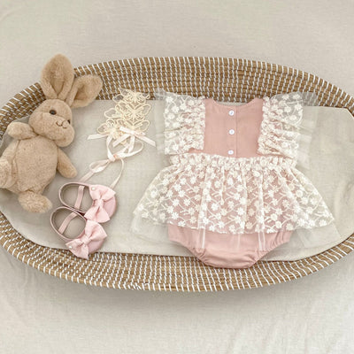 Mameluco de Malla para Bebé Niña - Diseño Luna Llena - Image 21