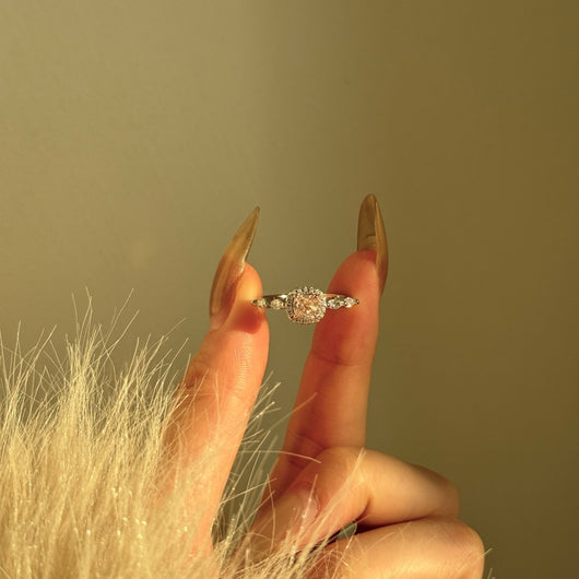 Anillo de Plata Capas Cubo para Mujer - Image 8