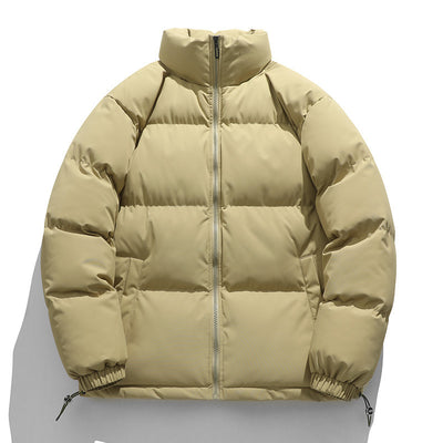 Chaqueta Acolchada de Plumas para Hombre con Cuello Alto - Image 5