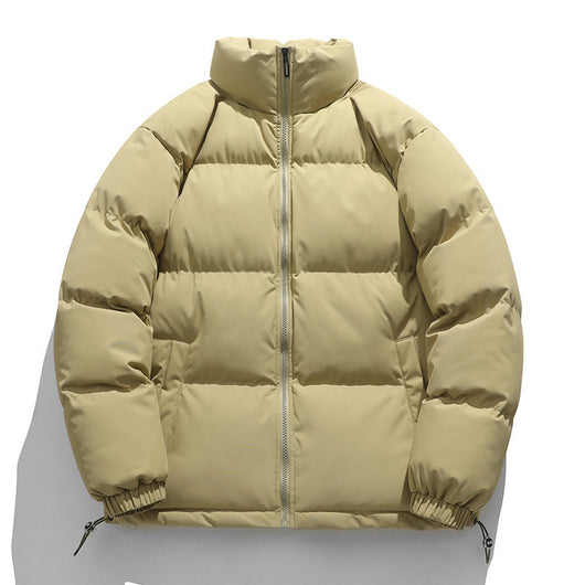 Chaqueta Acolchada de Plumas para Hombre con Cuello Alto - Image 5