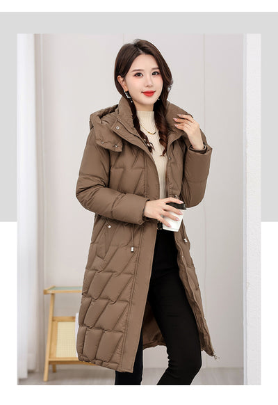 Abrigo Acolchado Slim Fit Talla Grande para Mujer - Invierno - Image 19
