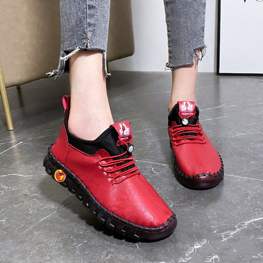 Zapatos Oxford de Cuero Genuino con Suela Blanda para Mujer - Comodidad Total - Image 2