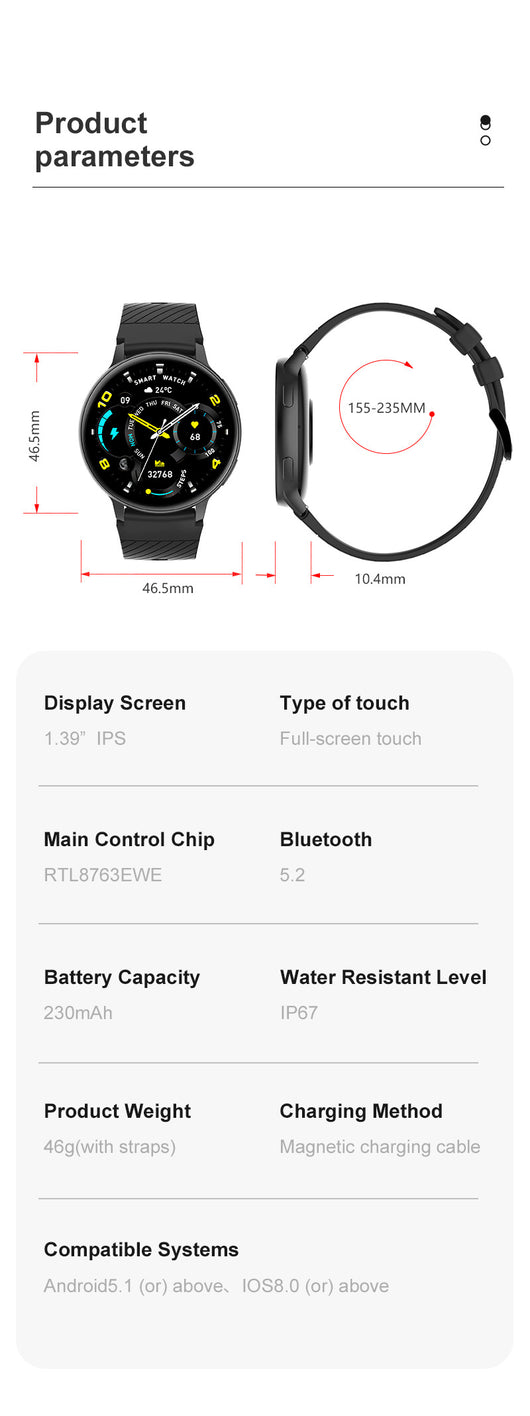 Reloj Inteligente Deportivo con Monitor Cardíaco y Oxígeno en Sangre - Image 16