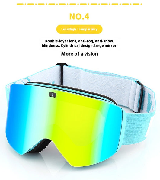 Gafas de Esquí Panorámicas Anti-Empaño Doble Capa con Protección UV - Image 28