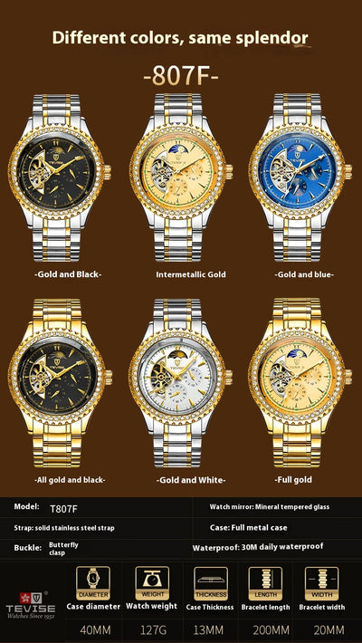 Reloj Mecánico Automático Versátil para Hombre - Image 14
