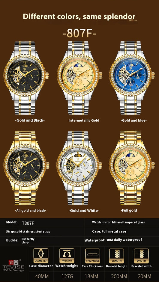 Reloj Mecánico Automático Versátil para Hombre - Image 14