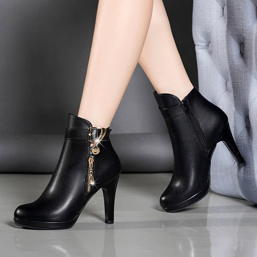 Botas de Cuero para Otoño Mujer - Image 6
