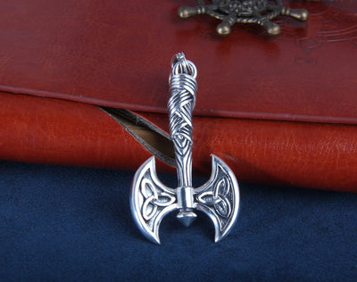Colgante Hacha Vikinga en Plata Pura - Image 7