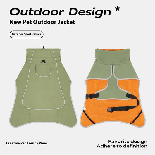 Abrigo Impermeable para Perros Grandes - Gabardina Protectora Dual - Image 3