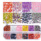 Decoraciones de Uñas Holográficas Hexagonales para Nail Art