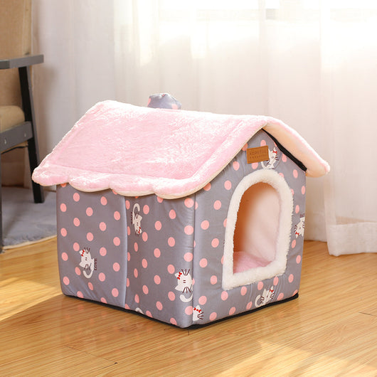 Casa Cama para Gatos Desmontable y Lavable - Image 3
