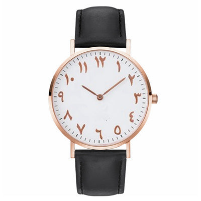 Reloj de Cuarzo para Mujer Diseño Árabe Elegante
