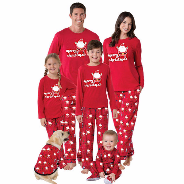 Conjunto de Pijama Navideño de Dos Piezas para el Hogar