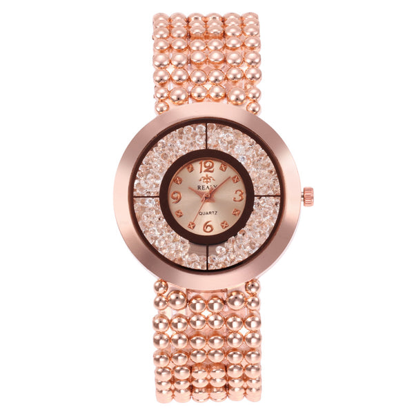 Reloj Pulsera Mujer con Brillantes - Estilo Europa y Estados Unidos