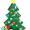 Árbol de Navidad DIY de Fieltro - Manualidades Navideñas para Niños