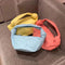 Bolso de Cuero Suave Nube Multicolor - Cartera Dumpling para Mujer