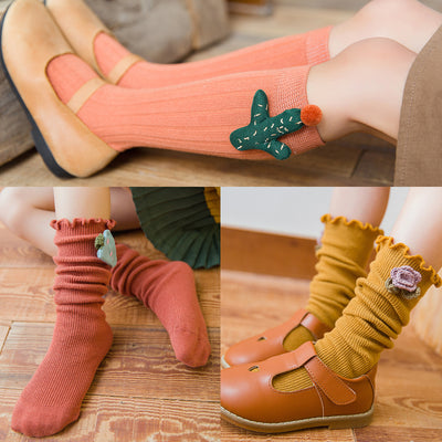 Calcetines Infantiles con Diseño de Niña Kawaii - Image 5