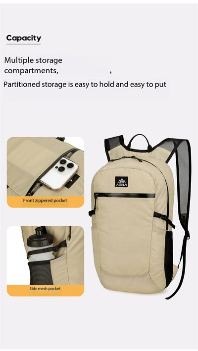 Mochila Ligera Verde Lima AZELA, Daypack de Viaje para Exteriores con Múltiples Bolsillos, Correas de Malla Transpirable, Mochila Casual Duradera para Hombres y - Image 21