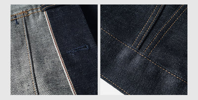 Chaqueta Casual de Mezclilla Raw Wash Multiuso para Hombre - Image 9
