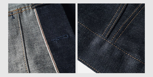 Chaqueta Casual de Mezclilla Raw Wash Multiuso para Hombre - Image 9