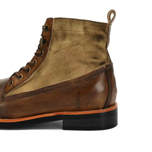 Botas Martin de Cuero para Hombre - Estilo Retro Invierno - Image 6