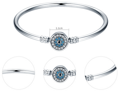 Pulsera de Plata Esterlina 925 con Diamantes Completos - Accesorio Encanto Elegante para Mujer - Image 6