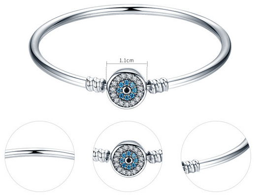Pulsera de Plata Esterlina 925 con Diamantes Completos - Accesorio Encanto Elegante para Mujer - Image 6