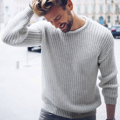 Suéter Tejido Liso para Hombre - Image 4
