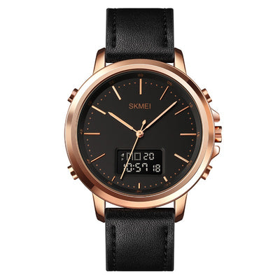 Reloj Deportivo Analógico con Correa de Cuero y Hebilla de Aleación - Image 4