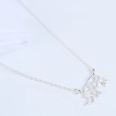 Collar Colgante Rinoceronte - Joya Animal Elegante