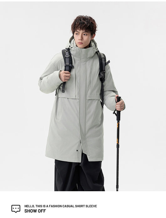 Abrigo Hombre Suelto Impermeable Moderno y Cálido - Image 11
