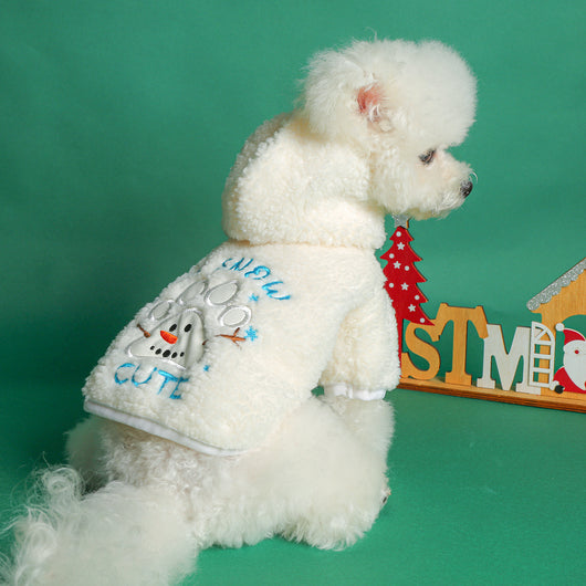 Abrigo Navideño Cálido para Perros y Gatos - Diseño Muñeco de Nieve Esponjoso - Image 25