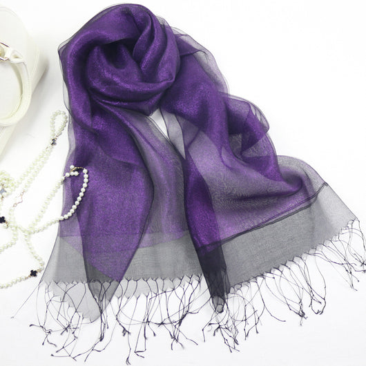 Pañuelo de Seda Doble Capa Premium para Mujer - Elegancia y Sofisticación - Image 15