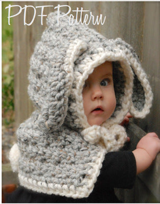 Gorros de Invierno Tejidos a Mano para Niñas con Bufanda Integrada Diseño Osito - Image 8