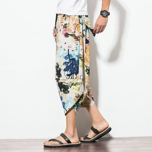 Pantalones Cortos Casuales Hombre - Diseño Moderno de 9 Puntos - Image 12